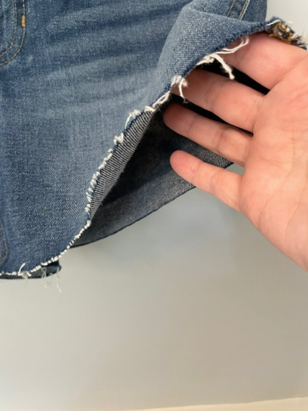 Madewell The Perfect Vintage Shorts Ullman Wash High Rise Denim Classic Blue 26 - Picture 3 of 10